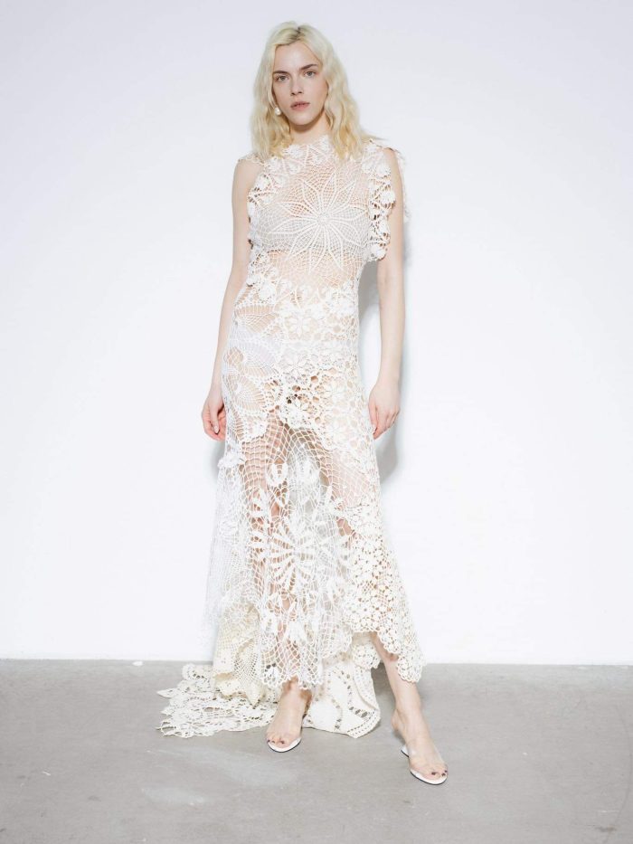 *Rent* Exclusive Hand Crocheted Dress Rąžė